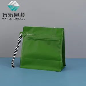 Eight Side Sealed Stand up Pouch Coffee Tea Bag with Reclosable Zipper - Zhejiang Wanle Packaging Co., Ltd. - China