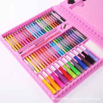 Colored Pencils Marker Pens Crayons for Home School Supplies 208PCS Kids Children Painting Drawing Tools Set Painting Set - Skylark Network Co., Ltd - China