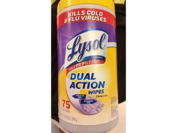 Lysol Dual Action Disinfecting Wipes Citrus 75 Ct - Powerful Cleaning & Protection - Smart Agri GmbH - Germany