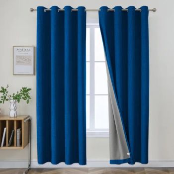 100% Blackout Shield Blackout Curtains, Linen Blackout Curtains 2 Panels Set, Thermal Insulated Blackout Curtains - Shaoxing City Xinlan Textile CO., LTD. - China