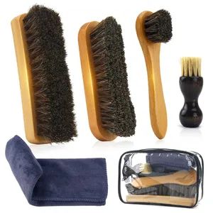 Premium Horsehair Shoe Brush Set for Polishing and Cleaning Leather Boots - Jiaozuo Daan Daily Chemical Co., Ltd. - China