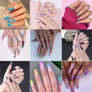 Halloween Long Artificial Nail Press on Fake Nails Halloween Artificial Nail - Skylark Network Co., Ltd. - China