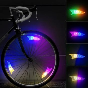 Adjustable Bicycle Spoke Lights Mountain Bike Night Riding LED Bicycle Wheel Decorative Lights - Shenzhen Koutu Outdoor Products Co., Ltd - China