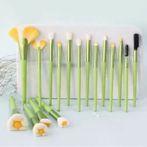 New Arrival OEM Fresh Color Makeup Brushes Set 16PCS ODM OEM Factory Private Label Synthetics Hair Makeup Brushes Kit - Shenzhen MyColor Cosmetics Co., Ltd. - China