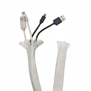 Silica Fiber High Temperature Sleeve Heat Resistant Cable Protection Silica Sleeve - Xiamen QX Trade Co., Ltd. - China