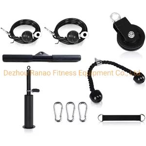 Gym Spare Parts Rubber Hand Grips Cable Handle Magnetic Pin Pulley Wheel - Dezhou Ranao Fitness Equipment Co., Ltd. - China