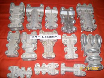 Electric T Connectors Installation Method Easy Installation Connection Type Perpendicular Twin Conductors Performance Characteristic Superior - S S D Electricals - India