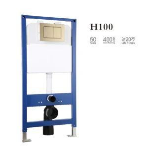 Sanitary Ware Concealed Water Tank in Wall Concealed Cistern Hidden Water Tank with Color Flush Button - Guangdong Youyuan Trading Co., Ltd. - China