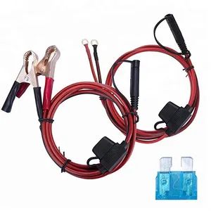 Factory Hot Sale Motorcycle Charger Clamp SAE Terminal Connector Metal Crocodile Clips Alligator Clip Battery Cable with Fuse - Shenzhen Cozy Electronics Co.,Ltd. - China