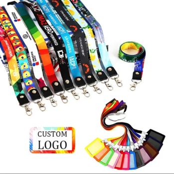 Hot Sale High Quality Custom Lanyard Nylon Lanyards Silk Screen Printing Lanyards with Logo Custom - Jinjiang Baojia Supply Chain Management Co., Ltd. - China