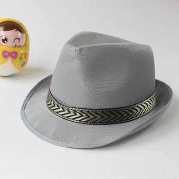 Event Advertising Straw Fedora Hats Wholesale Custom Logo Women Men Hat Promotion - GOOD IDEA PROMOTION LIMITED - China