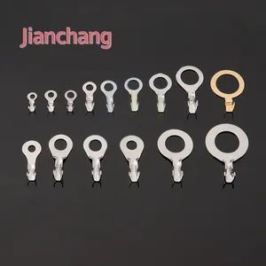 DJ431-6b Copper Terminal Straight Strip Round Ring O-Type Ground Ring Terminal Hole Connector Connector Ring Terminal - Dongguan Jianchang Hardware Products Co., Ltd. - China