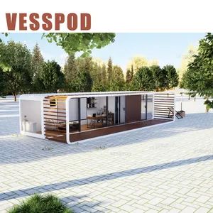 Prefabricated Office Apple Cabin Customization Hotel Model Vs Origin China Kitchen Option HS Code 94069000 Bedroom - Qingzhou Vessel Housing Technology Co., Ltd. - China
