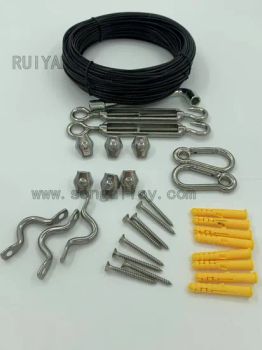 Stainless Steel Triangle Sun Shade Sail Canopy Hardware Kit - SHAANXI RUIYANG IMPORT EXPORT CO., LTD. - China