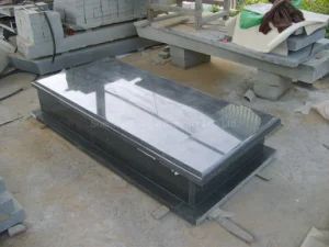 Mausoleum Monument Headstone Poland Classic Design Granite Cemetery Tombstones - Shenzhen Chiva Industry Co., Ltd. - China