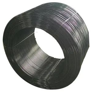 Black Coated Iron Wire Black Annealed Wire Rod Origin China HS Code 72171000 Status Soft State Surface Annnealed Wide in Width - Qingdao Run Better Industry and Trade Co., Ltd. - China