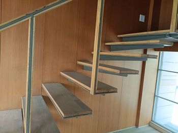 Mild Steel Dog Legged Staircase Railing with Horizontal Bars (750 mm) - Khodiyar Enterprise - India