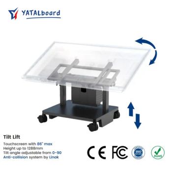 Smart Board Stand with Safety Stop for 55-86 Inch Touch Screens - Hangzhou Yatal technology Co., Ltd. - China