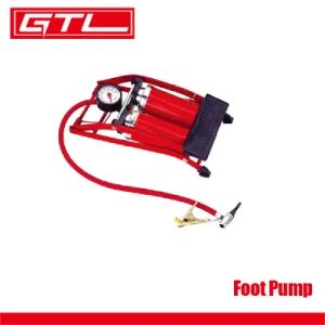 Double Cylinder Accurate Pressure Gauge Bike Foot Pump Portable Foot Air Floor Pumps for Bikes Car Bicycle Motorcycles (48300004/48300008) - CHINA GTL TOOLS LIMITED - China
