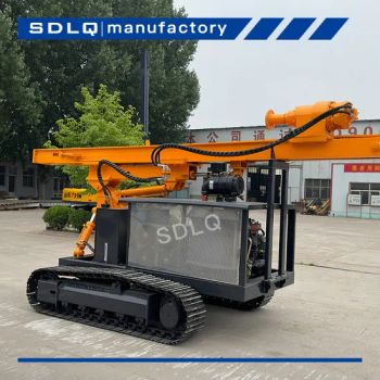 SDLQ Rotary Drilling Rig Solar Mounting Machine Well Small Horizontal Directional Building Machinery Oil Crane Percussion Field Equipment Screw Pile Driver - Shandong Liqiang Machinery Co., Ltd - China
