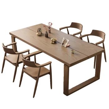 High-End Light Luxury Household Furniture Rectangular Restaurant Solid Wood Dining Table - Guizhou Corot Electronic Commerce Co., Ltd. - China