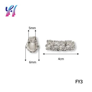 Crystal Studded Copper Tube for Bikini Swimwear Fashion Accessories (Factory Direct) - Yehui Lingerie Accessories Co., Ltd - China