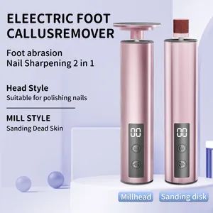 2 in 1 Rechargeable Electric Callus Remover & Nail Drill Set Stainless Steel Foot Care Tool Source Factory Wholesale Beauty Tool - Voraglow Trading Co., Ltd - China