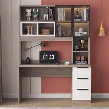 Modern Cheap Wooden Home Simple Wooden Staff Computer Desk Office Furniture Office Desk - ULINK FURNITURE GROUP LIMITED - China
