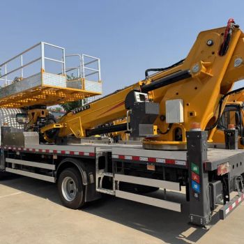 High Altitude Operation Truck Aerial Work Truck Articulating Boom Lift Trucks Aerial Platform Vehicle for Sale - Jining Starlit Construction Machinery Co., Ltd. - China