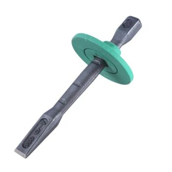 Masonry Chisel with Hand Guard 10 Inch Heavy Duty Flat End Rock Concrete Mortar Stone Chisel for Demolishing Carving - ZHEJIANG SHALL TOOLS CO., LTD. - China