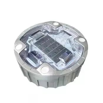 Aluminium Waterproof IP68 Solar LED Reflective Cat Eye Road Stud Round High Brightness Road Stud Outdoor - Beijing Roadsafe Technology Co., Ltd. - China