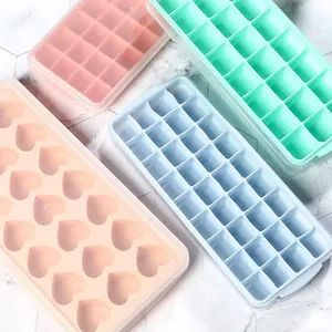 Heart Shaped Mold Ice Cube Trays with Lids and Bins Bl27778 Size Medium Condition New Color as Shown Weight 50 Grams Packaging Single - Ningbo Ezfocus Co., Ltd. - China