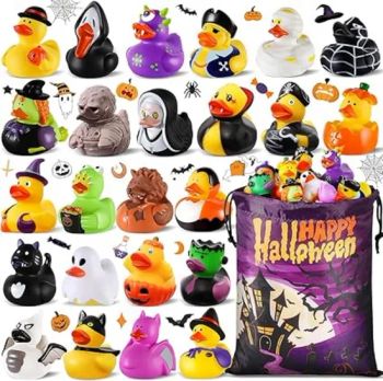 Halloween Rubber Ducks, Bulk Halloween Ducks Toys for Jeeps Ducking Party Favors, Horror Ducks for Halloween Treats Non Candy Prize Bath Toys Gifts for Kids - YIWU JINYE IMPORT AND EXPORT CO., LTD - China
