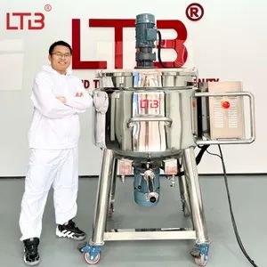 Professional Shampoo Hand Sanitizer Gel Liquid Soap Detergent Floor Laundry Cleaner Agitator Mixing Equipment Homogenizer Mixer Speed Control Blending Tank - LTB Machinery Co.,ltd - China