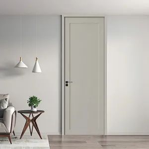 Modern Style MDF Doors Interior Modern Single Panel Plywood Wooden Interior Door for Houses - Chongqing Xinyuanlin Trading Co., Ltd. - China