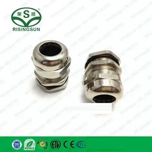 Fiber Optic Metal Nickel Planted Brass Pg Type Cable Gland Origin China Color Silvery Material Brass IP Rating IP68 HS Code 8536909000 - Hangzhou Risingsun Cable Co., Ltd. - China