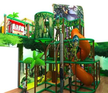 Cheer Amusement Jungle Themed Chlidren Indoor Playground - Nanjing Pegasus Recreation Equipment Co., Ltd. - China