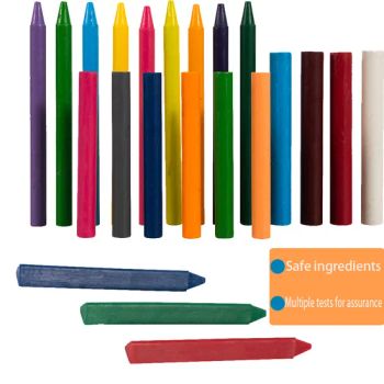 High-Quality Toddler-Friendly 3CT Triangle Shape Mini Wax Crayon for School Children - Ningbo Artdraw Supplies Co., Ltd. - China