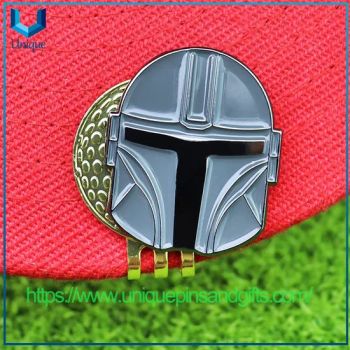 New Model Golf Accessories Creative Star Wars Metal Manganese Steel Cap Clips Golf Ball Markers Lawn Divot Tools - Dongguan Unique Pins & Gifts Co., Ltd. - China