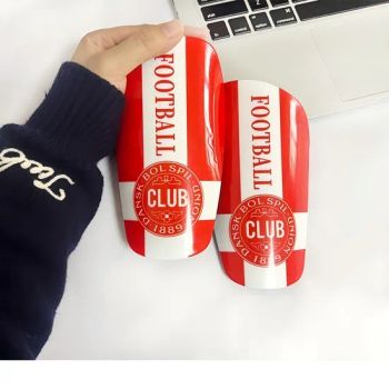 Youth Football Shin Pads with Personalized Heat Transfer Design - FUZHOU SHOO-IN IMP & EXP CO., LTD. - China