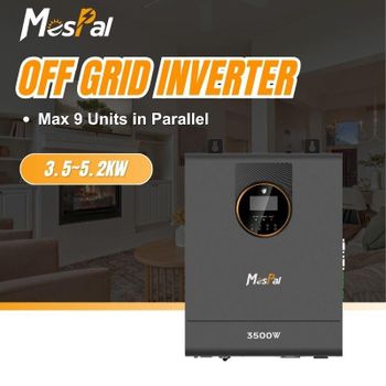 Pure Sine Wave High Frequency Off Grid Solar Inverter Dust Cover Detachable Grid Voltage Range 90~280vac Operating Voltage Range - GUANGDONG MESPAL TECHNOLOGY CO.,LTD. - Hong Kong