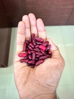 Red Kidney Beans (Rajma) Form Whole Style Dried Feature Non-GMO Variety Dark Red Shape Kidney-shaped Shelf Life 24 Months - Kitch Pulses and Spices (DMD EXIM) - India