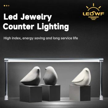 Shiny Silver Door-Shaped LED Cabinet Lights, Jewelry Display Cabinet Gantry Lights, Museum Bridge Display Cabinet Lights - Jinwofeng (Shenzhen) Technology Co., Ltd. - China