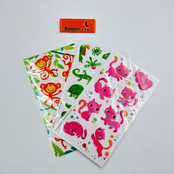Colorful Fabric Flocking Stickers for Kids' Toy Decoration - Shenzhen Bao Si Xin Technology Development Co., Ltd. - China