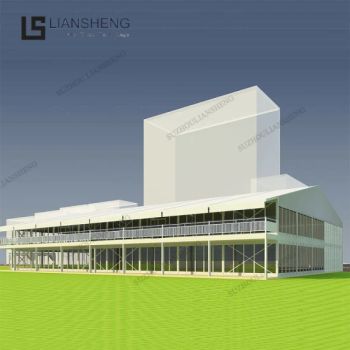 OEM Factory Wedding Marquee Waterproof Camping Big Steel Warehouse Tent Party Tents - Suzhou Liansheng Aluminum Industry Co., Ltd. - China