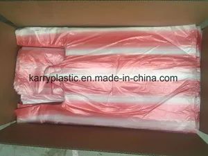 Plastic Carrier Garbage Bags with Colorful Stripe Model NO. KR-B Handle Tie Handle HS Code 3923210000 Customized Available - Weifang Karry Plastic Products Co., Ltd. - China