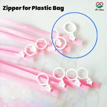 Wholesale Custom White Yellow PP PE Plastic Zipper Head Sliders for Zipper Plastics Bag - Qingdao Tongda Home Products Co.,Ltd - China
