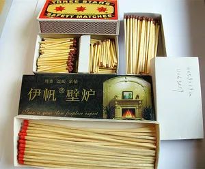 Extra Long Fireplace Safety Match for Household Use Model NO. M-005 Usage Household Model Safety Matches Color of Match Head Red - HK MOUNTAIN TOP ENTERPRISE LIMITED - China