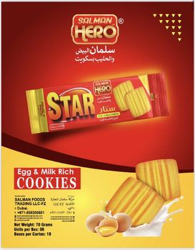 Biscuits Flavor Sweet Texture Crunchy Product Types Egg And Milk Cookies, Cream Biscuits, Sandwiches, Crackers, Milk Biscuits, Heart Biscuits, Nimko, Snacks - Salman Foods Products Pvt Ltd - Pakistan