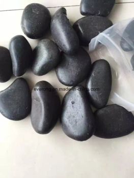 Oversize Natural Landscaping River Stone Pebble with Black Color - Xiamen Everong Industry&Trade Co., Ltd. - China